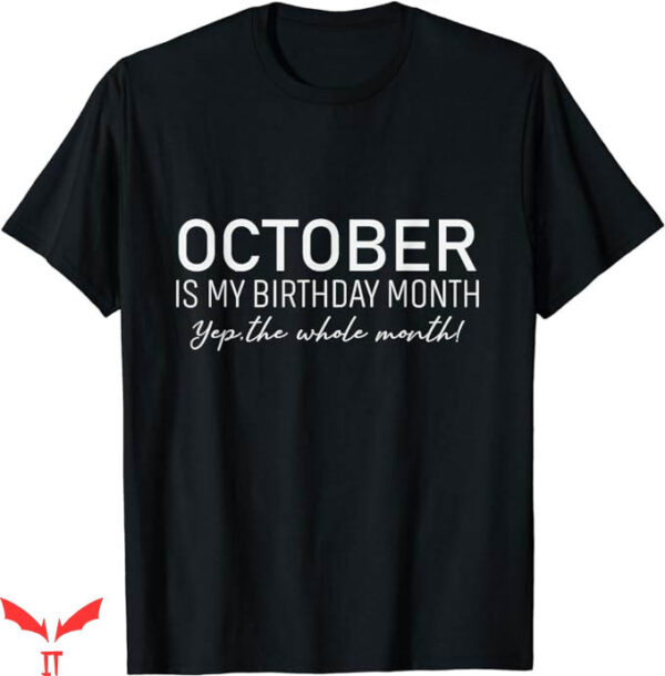 October Birthday T-Shirt Trending