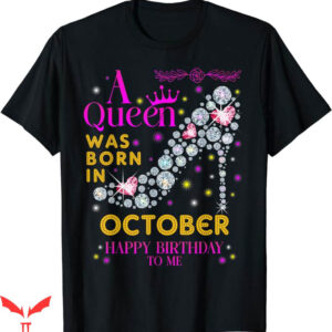 October Birthday T-Shirt Was Born In October Trending