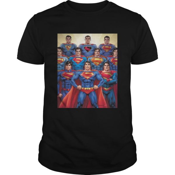 Official 80th Anniversary Superman Through The Decades Shirt