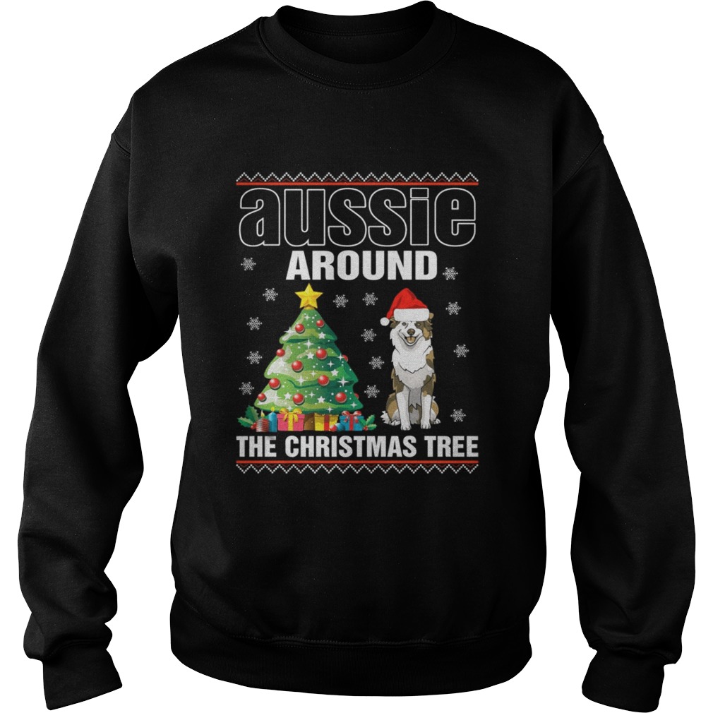 Official Aussie Around The Christmas Tree Shirt Official Aussie Around The Christmas Tree Shirt