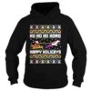 Official Santa riding unicorn Ho Ho Ho Homo happy holidays shirt