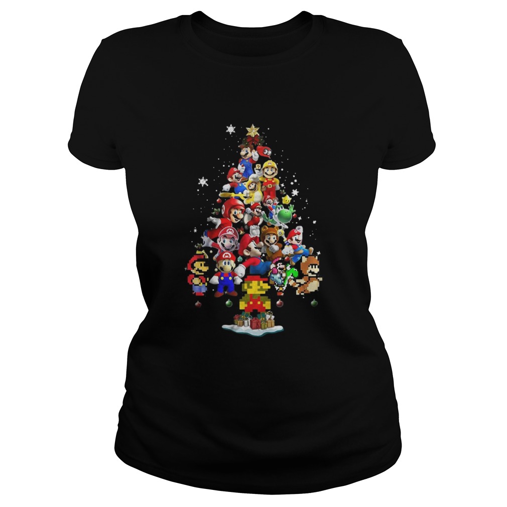 Official Super Mario christmas tree shirt Official Super Mario christmas tree shirt