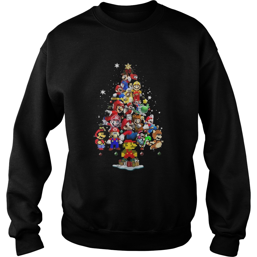 Official Super Mario christmas tree shirt Official Super Mario christmas tree shirt