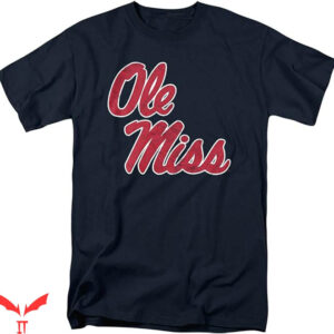 Ole Miss T-Shirt Logovision Official Collegiate Primary