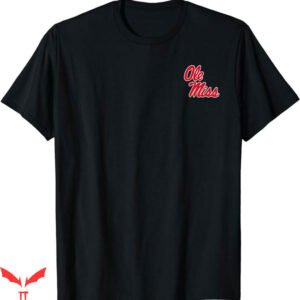 Ole Miss T-Shirt Mississippi Ole Miss Left Chest Icon TShirt