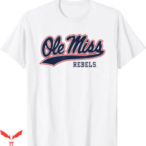 Ole Miss T-Shirt Ole Miss Rebels Longhand T-Shirt Trending