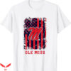 Ole Miss T-Shirt Patriotic American Flag Retro T-Shirt