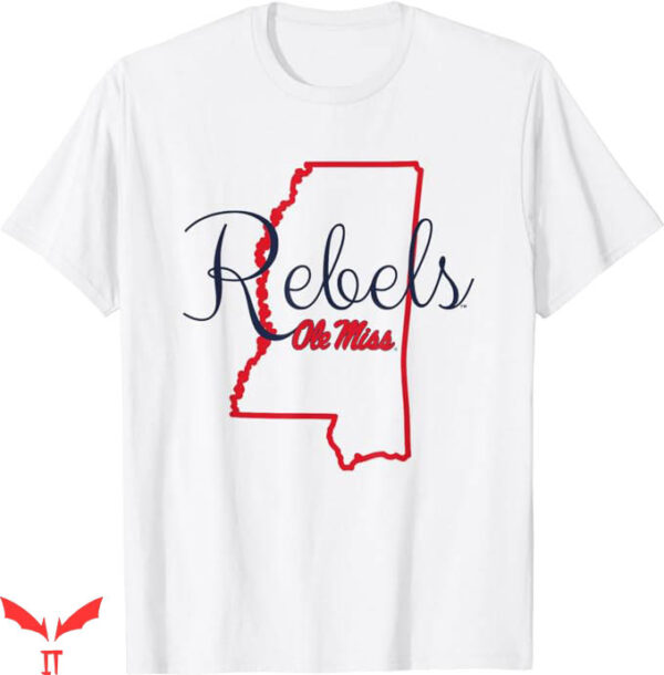 Ole Miss T-Shirt State Officially Licensed T-Shirt Trending