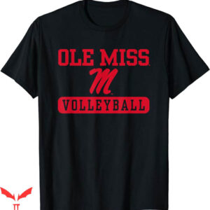 Ole Miss T-Shirt Volleyball Logo T-Shirt Trending