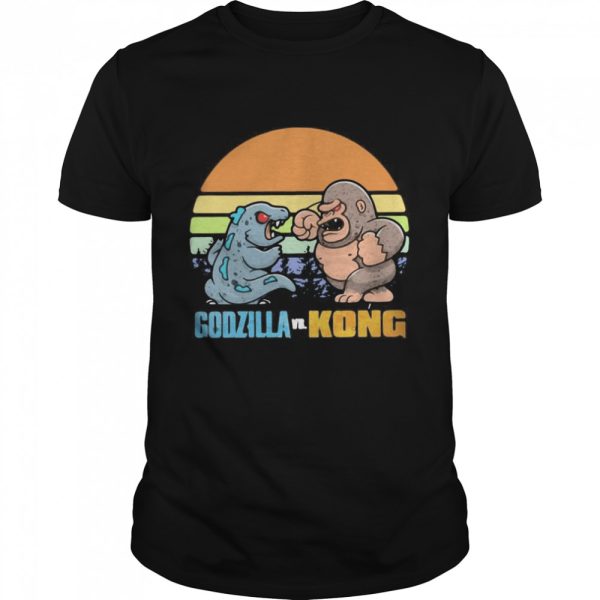 One Will Fall Godzilla And Kong Thank You For The Memories 2021 Vintage Retro T-shirt