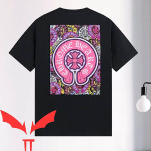 Orange Chrome Heart T-shirt CH Cross T-shirt