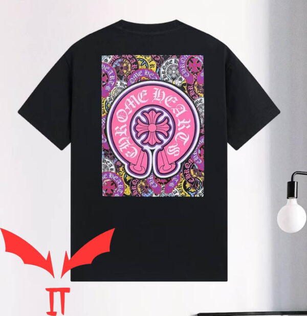 Orange Chrome Heart T-shirt CH Cross T-shirt