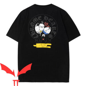Orange Chrome Heart T-shirt One Night In The Neon City Shirt