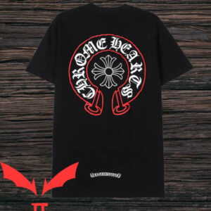 Orange Chrome Heart T-shirt Y2K Style T-shirt