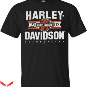 Orange Harley Davidson T-Shirt 1903 Davidson Tee Trending
