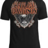 Orange Harley Davidson T-Shirt Eagle Piston T-Shirt Trending