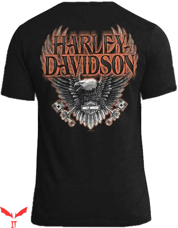 Orange Harley Davidson T-Shirt Eagle Piston T-Shirt Trending Orange Harley Davidson T-Shirt Eagle Piston T-Shirt Trending