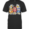Owl And Daisy Flower T-Shirt