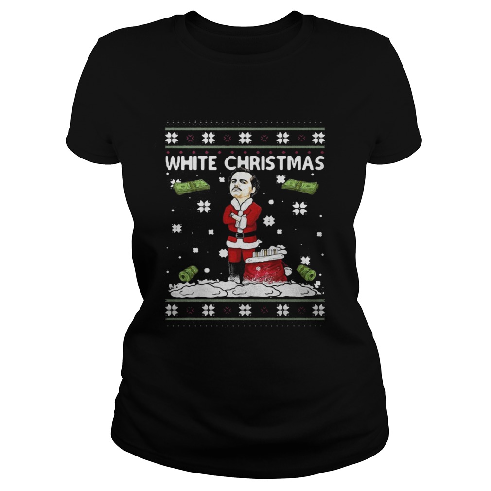 Pablo Escobar White Christmas Sweat Shirt Pablo Escobar White Christmas Sweat Shirt