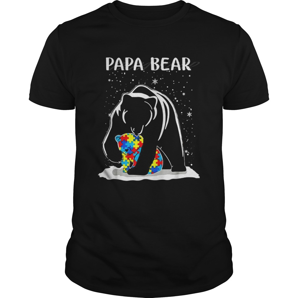 Papa bear autism awareness shirt Papa bear autism awareness shirt