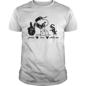 Peace Love Chicago White Sox Snoopy shirt