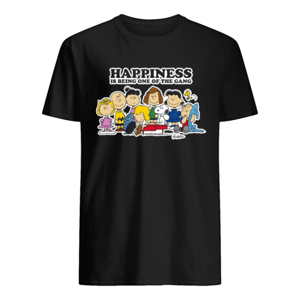 Peanuts Charlie Brown Snoopy Happiness is being one of the Gang shirt