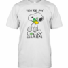 Peanuts St. Patricks Snoopy Lucky Charm Clover T-Shirt