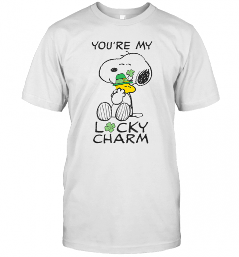 Peanuts St. Patricks Snoopy Lucky Charm Clover T-Shirt Peanuts St. Patricks Snoopy Lucky Charm Clover T-Shirt