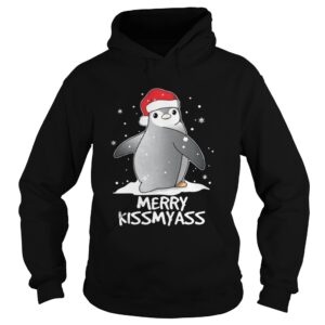 Penguins Merry Christmas Merry Kissmyass shirt