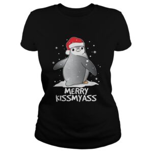 Penguins Merry Christmas Merry Kissmyass shirt