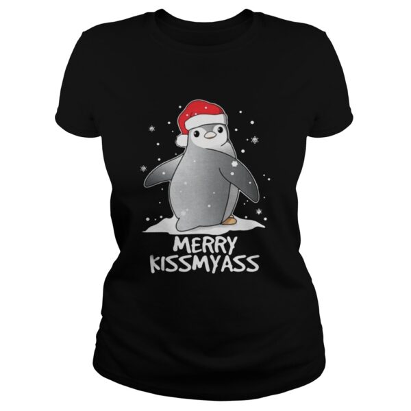Penguins Merry Christmas Merry Kissmyass shirt