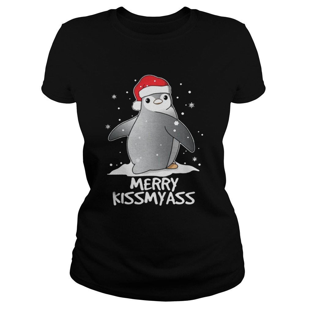 Penguins Merry Christmas Merry Kissmyass shirt Penguins Merry Christmas Merry Kissmyass shirt