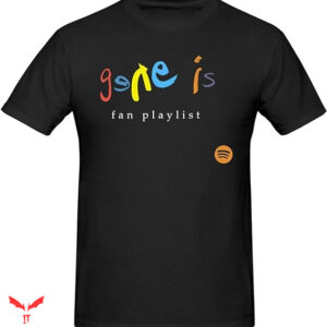 Phil Collins T-shirt Color Text Style