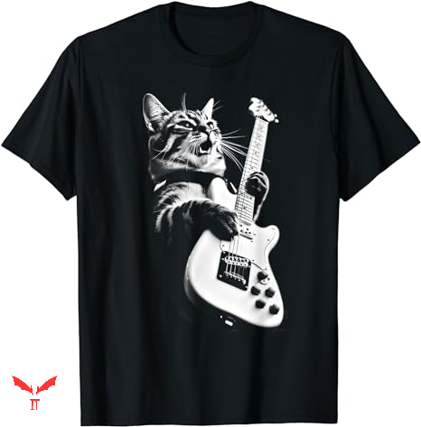 Phil Collins T-shirt Guitar Cat Phil Collins T-shirt Guitar Cat