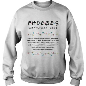 Phoebes Christmas Song Monica Monica Have A Happy Hanukkah Saw Santa Clause shirt 3
