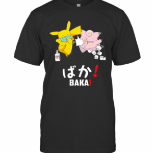 Pikachu Mask Pokemon Toilet Paper Wash Your Hands Baka Covid 19 T-Shirt