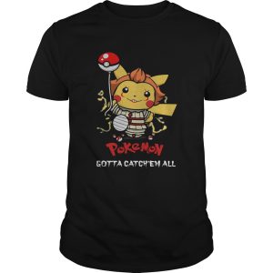 Pikachu Pennywise Pokemon gotta catchem all shirt