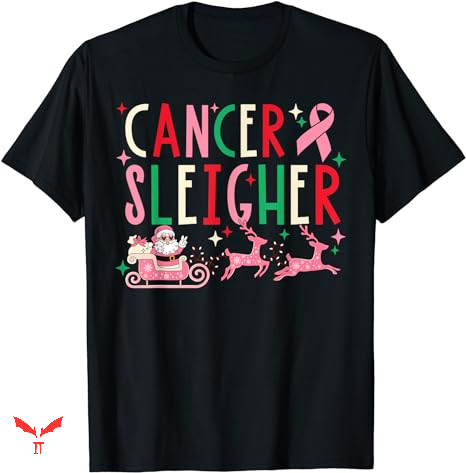 Pink Christmas T-shirt Breast Cancer Christmas Pink Christmas T-shirt Breast Cancer Christmas