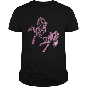 Pink Sparkle Horse shirt