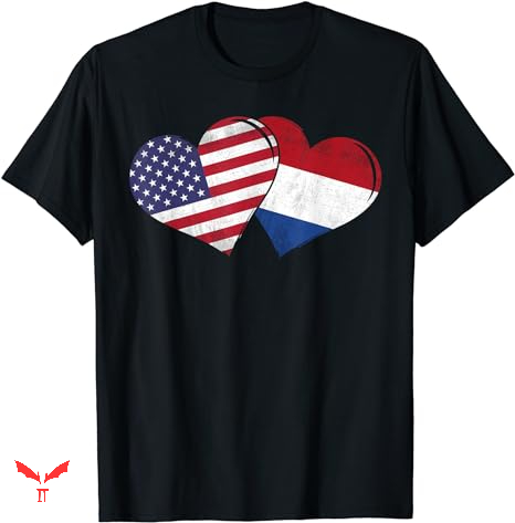 Pink Von Dutch T-shirt Flag Heart Pink Von Dutch T-shirt Flag Heart