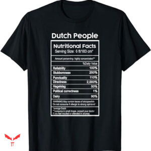Pink Von Dutch T-shirt Nutritional Facts