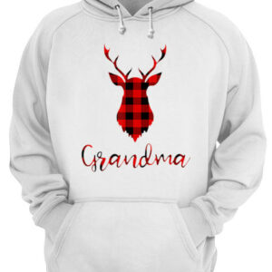 Plaid Reindeer Grandma Family Matching Group Christmas T Shirt 3