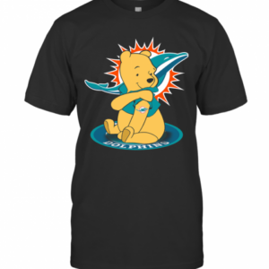 Pooh Tattoo Miami Dolphins T-Shirt
