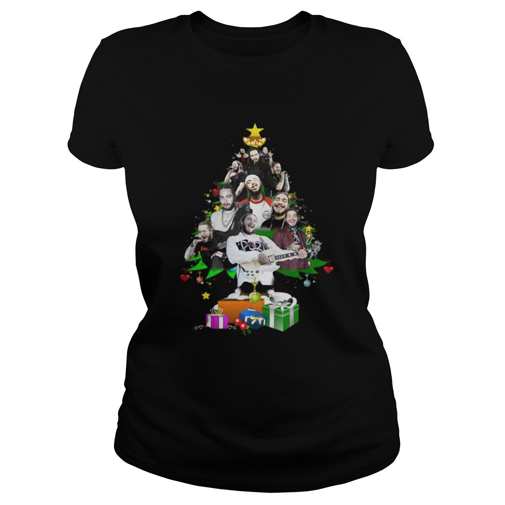 Post Malone Christmas Tree tshirt Post Malone Christmas Tree tshirt