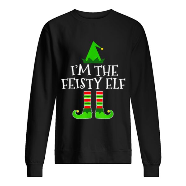 Pretty The Feisty Elf Family Matching Group Christmas Gift shirt