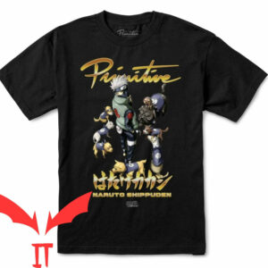 Primitive Naruto T-shirt Shippuden Kakashi Dogs Squad Shirt