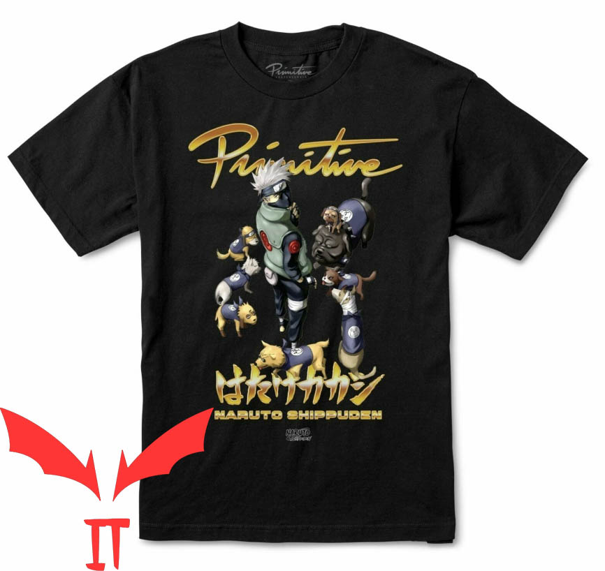 Primitive Naruto T-shirt Shippuden Kakashi Dogs Squad Shirt Primitive Naruto T-shirt Shippuden Kakashi Dogs Squad Shirt