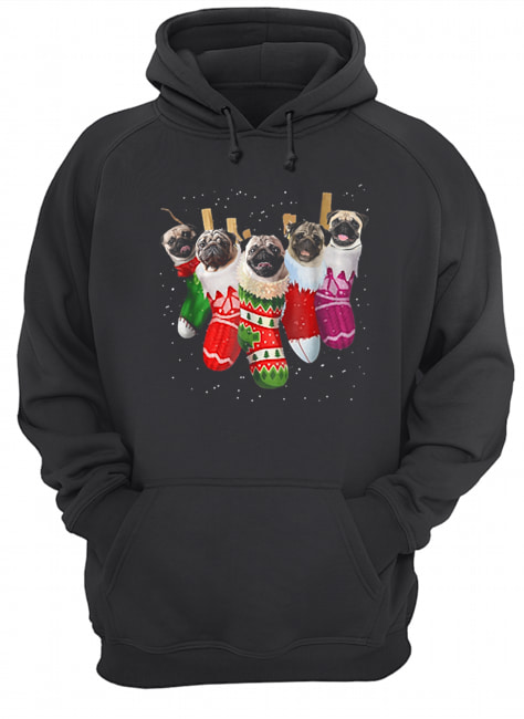 Pug Christmas Socks Funnys Xmas Vintage Cute Gift T-Shirt Pug Christmas Socks Funnys Xmas Vintage Cute Gift T-Shirt