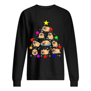 Pug Dog Christmas Tree T Shirt Ornament Decor Gift T-Shirt
