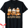 Pumpkin Spice T-Shirt Latte Fall Autumn Vibes Coffee